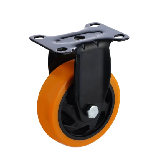 75mm American Type Orange PU Industrial Caster Wheel